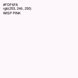 #FDF6FA - Wisp Pink Color Image